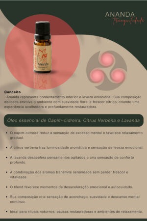 shanti essência de canto da cidreira