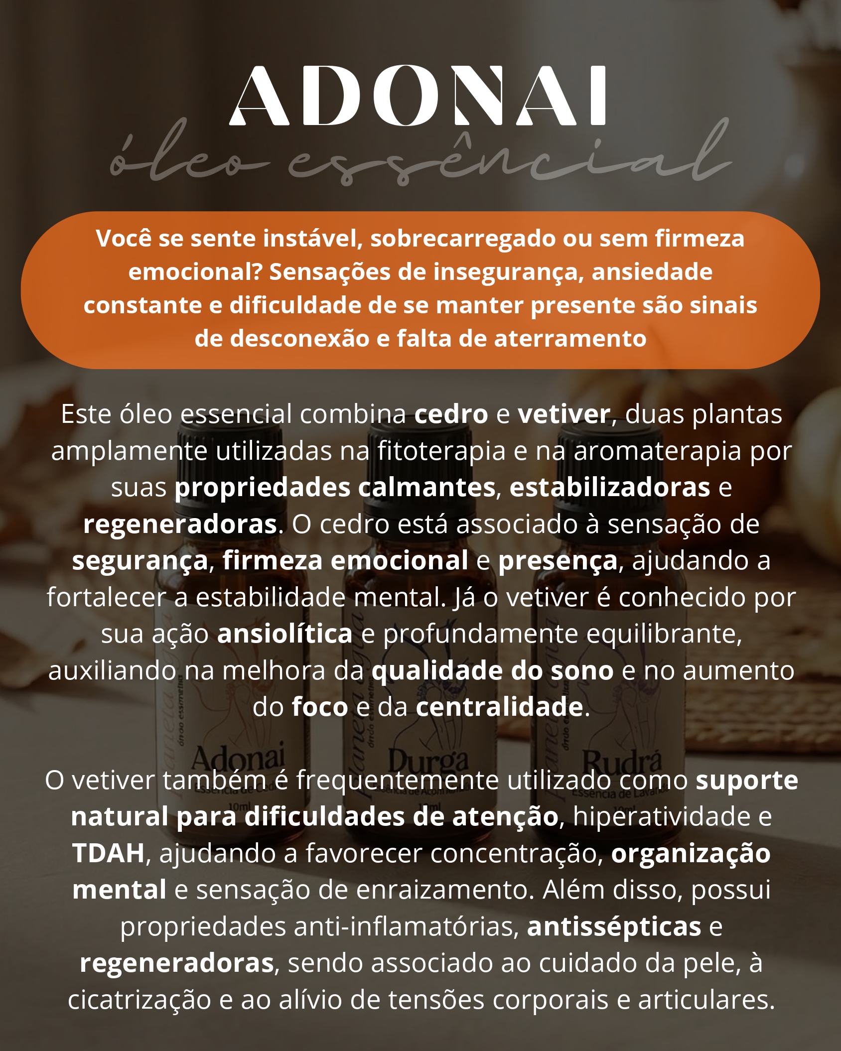 adonai – essência de cedro