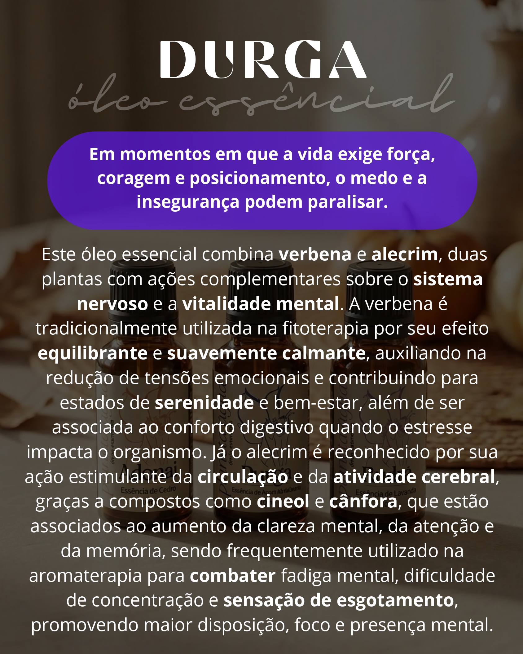 durga essência de aqua de verbena