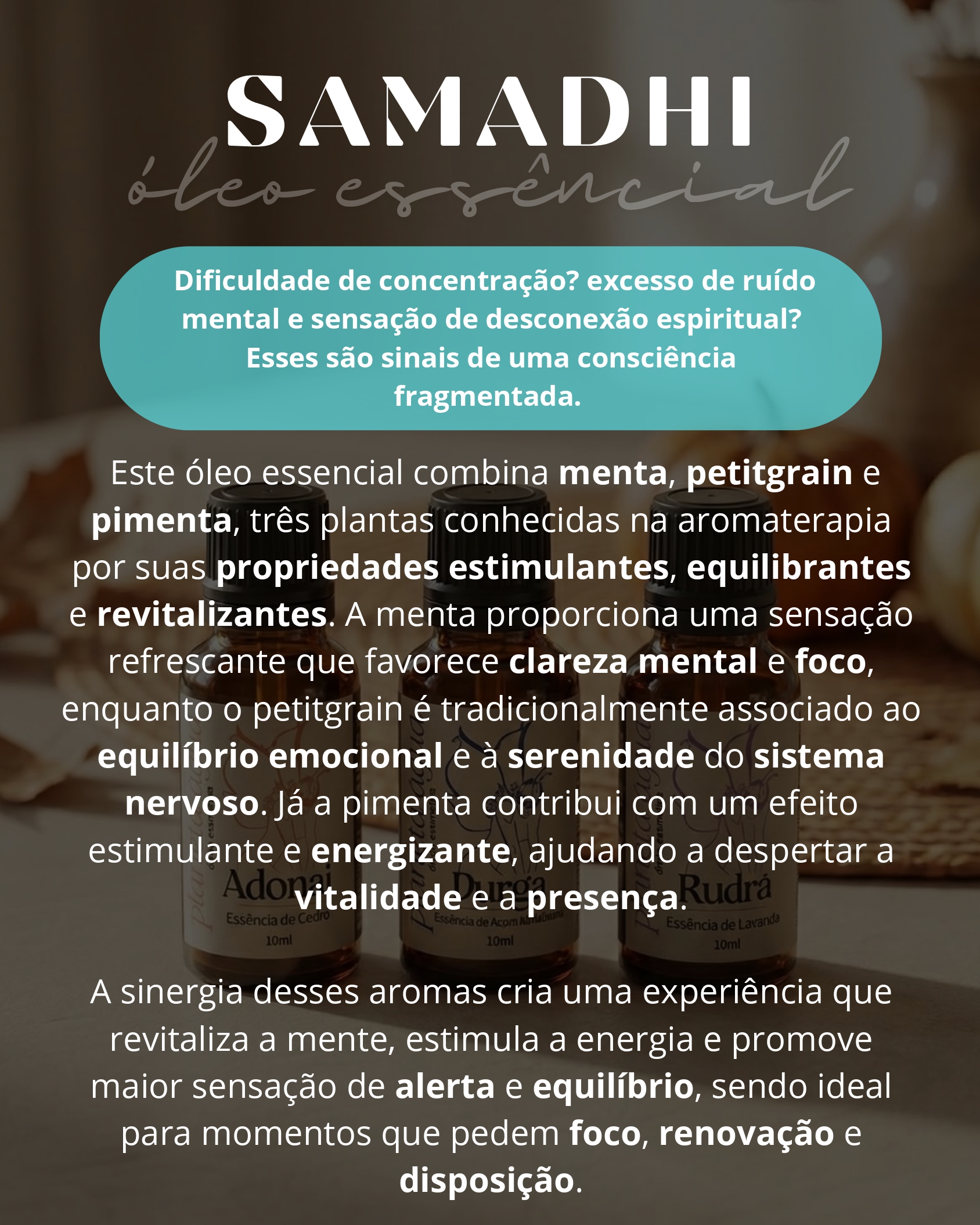 samadhi essência de menta
