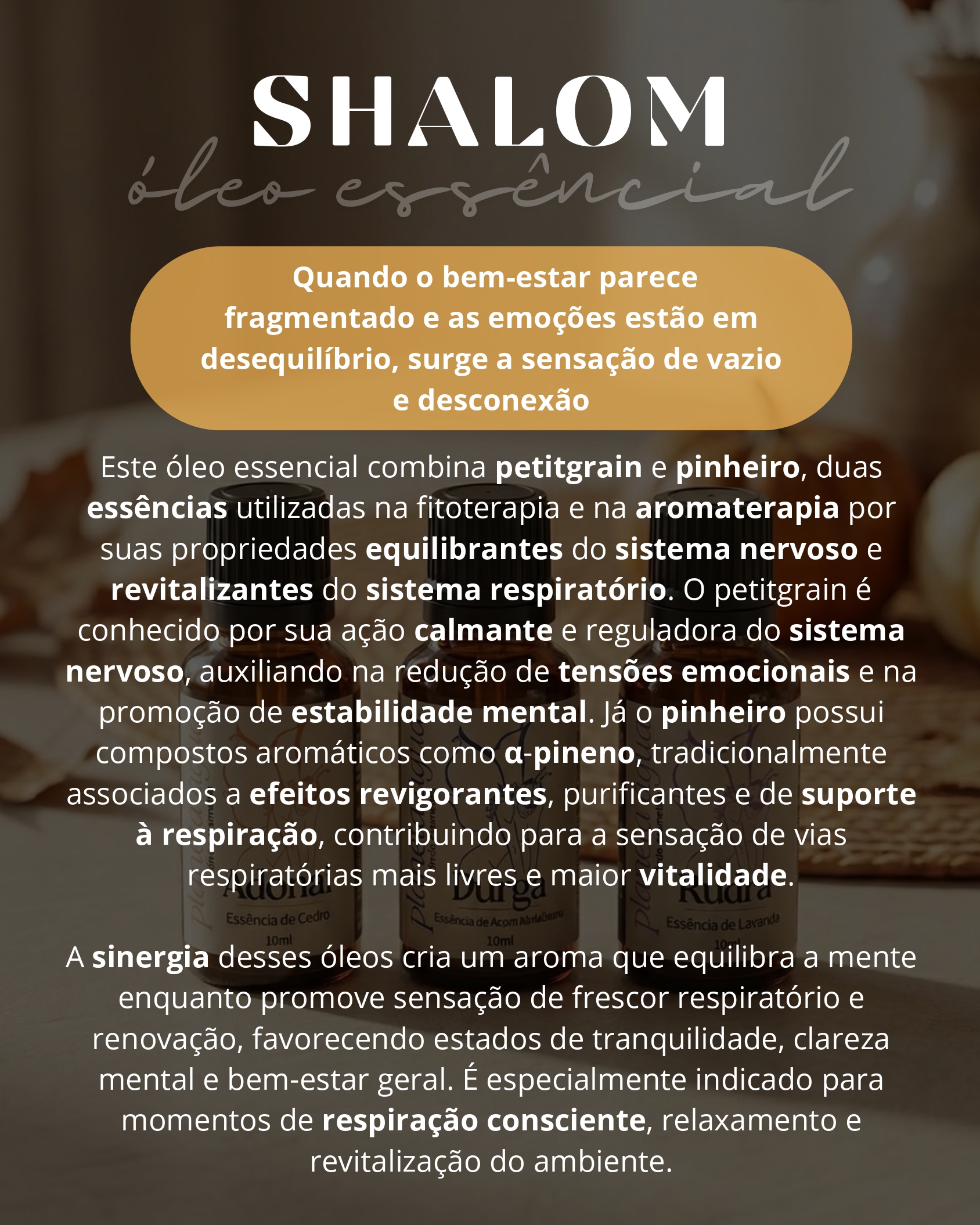 shalom essência de petitgrain